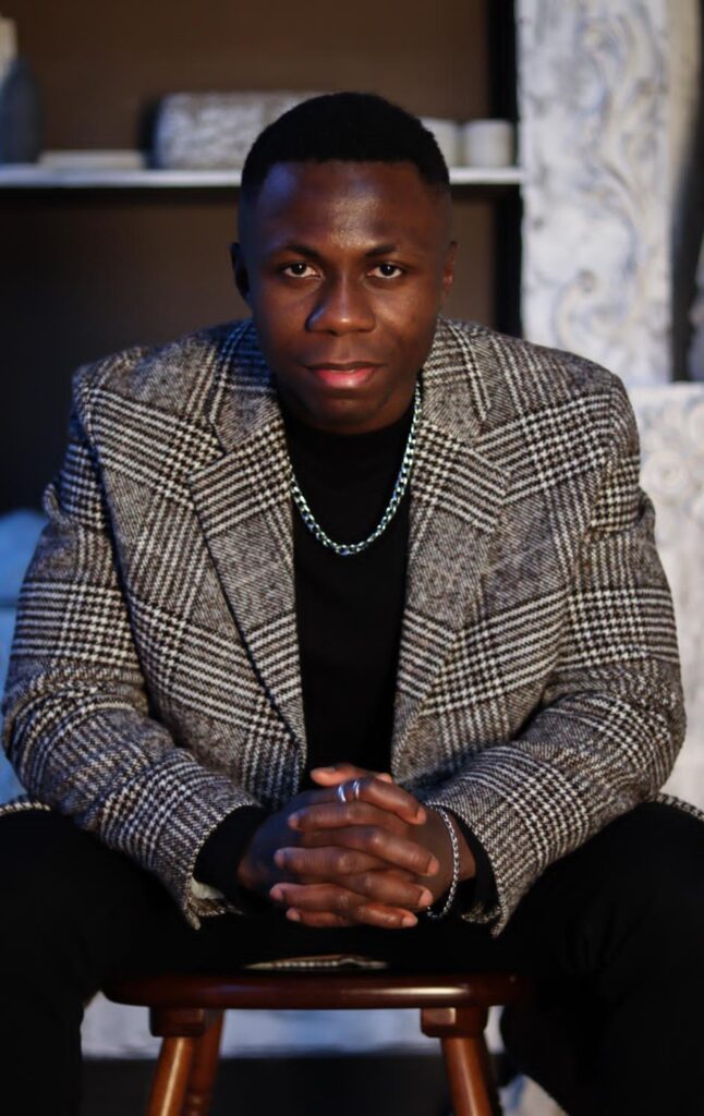 Eric, African model, student and footballer in Nizhniy Novgorod, Russia. 