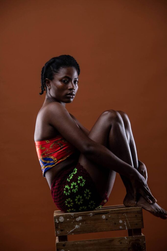 Esther Adusei. An aspiring Ghanaian model and mother in Moscow, Russia